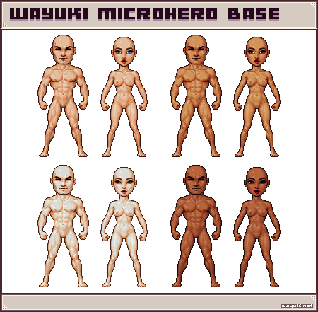 Wayuki Microhero templates