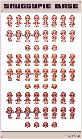 Snuggypie pixel doll base